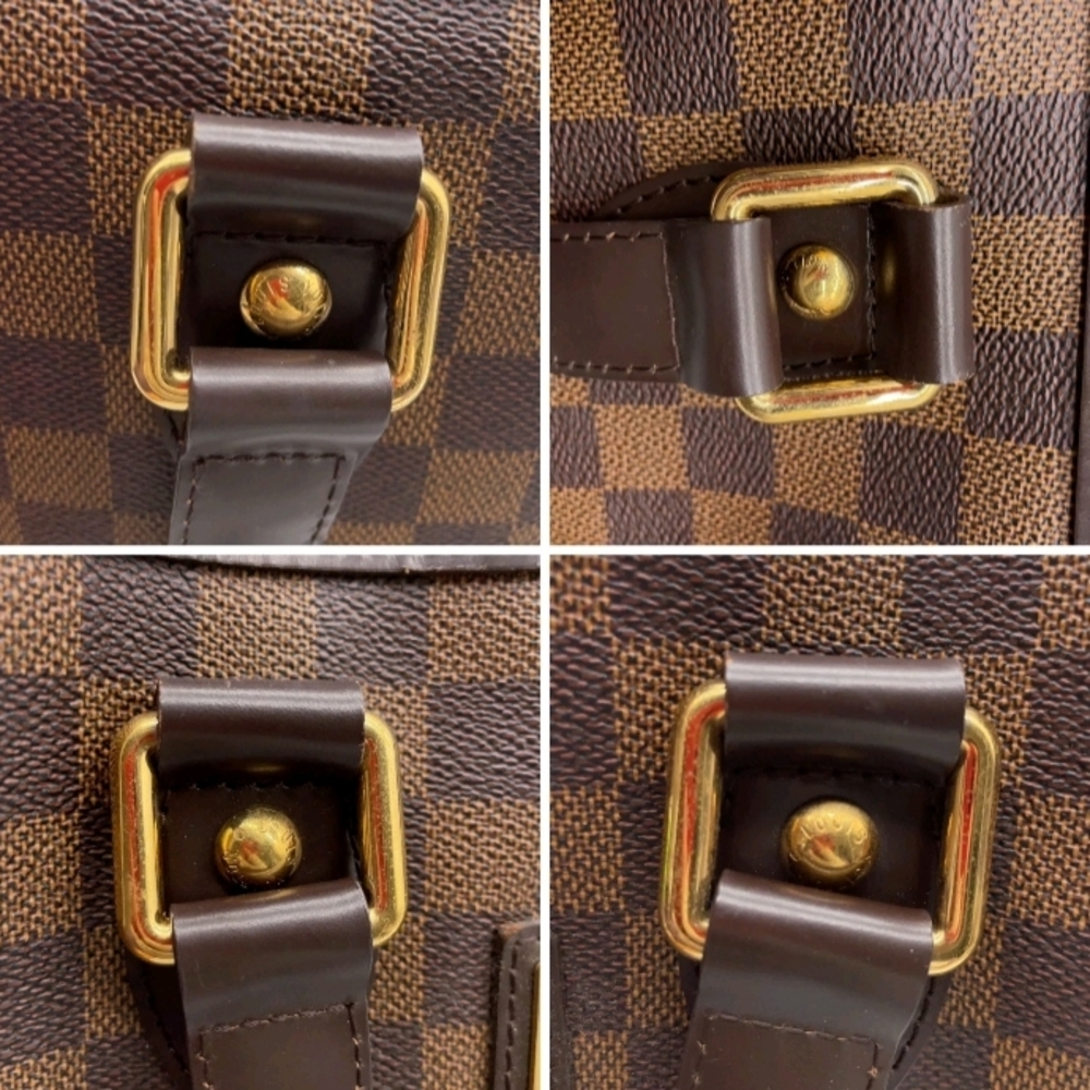 SALE! Auth Louis Vuitton Damier Ebene Hampstead PM Tote Bag W DB/Paper Bag - Picture 10 of 16